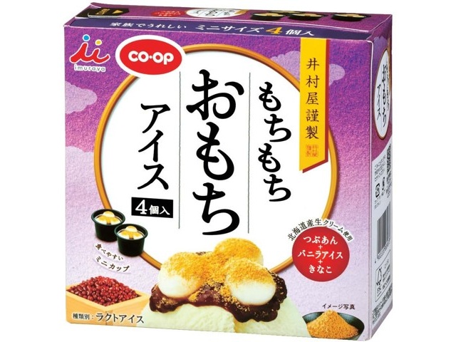 CO・OP ＆井村屋 もちもちおもちアイス 1箱（80ml×4コ入