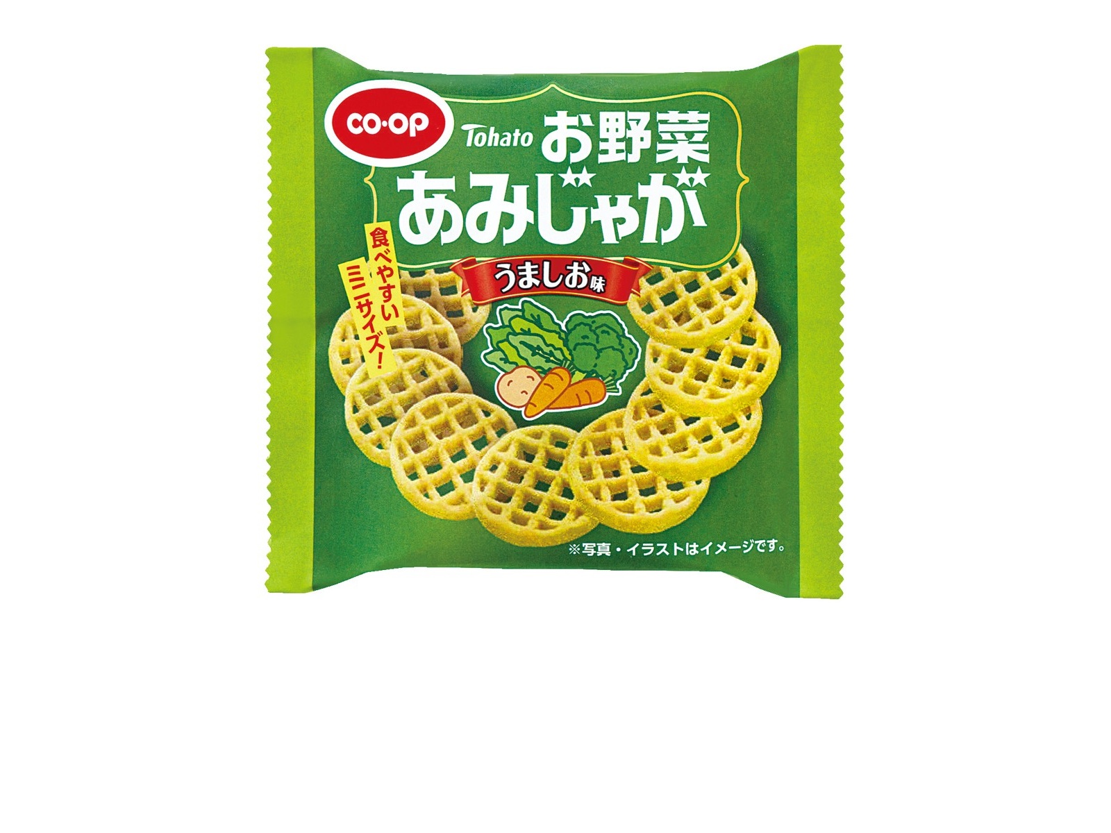 CO・OP ＆東ハト お野菜あみじゃが うましお味（Ca入り） 14g×10袋入