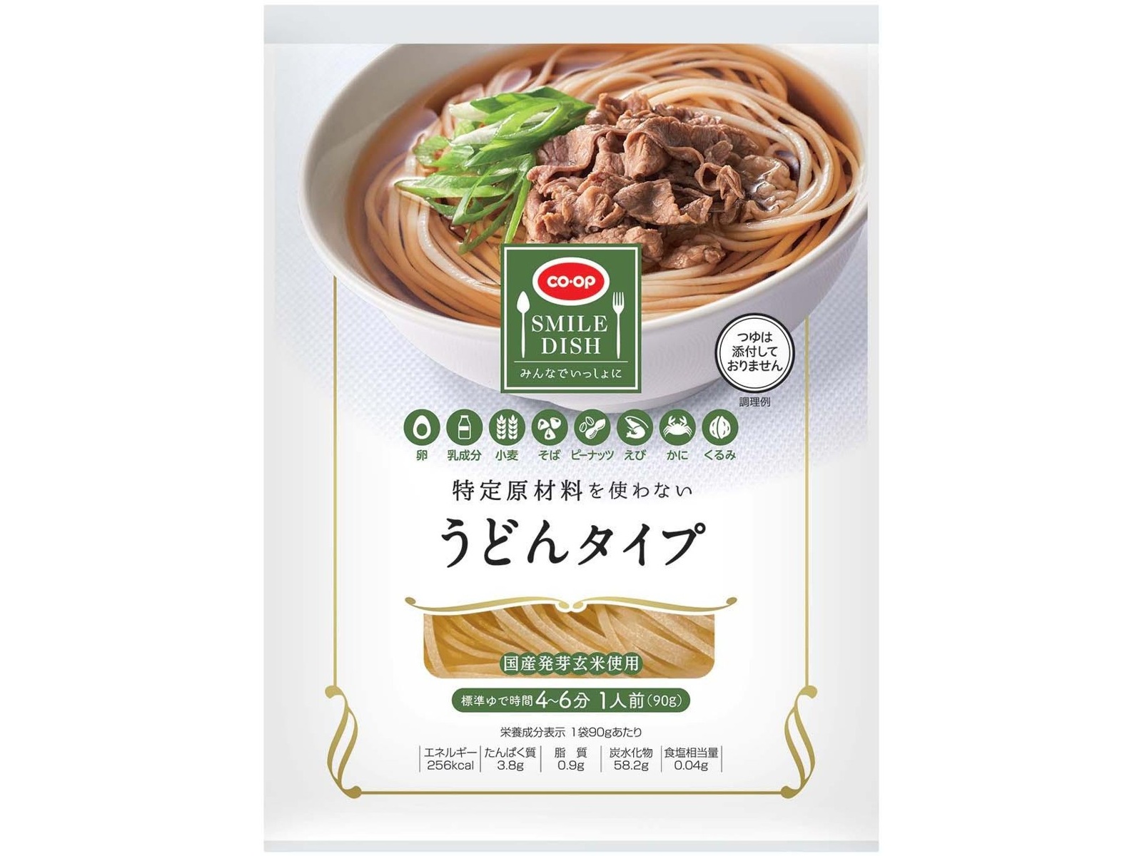 CO・OP 特定原材料を使わない うどんタイプ 90g| コープこうべネット