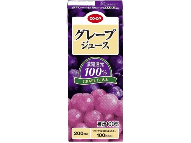 CO・OP グレープジュース 200ml| コープこうべネット