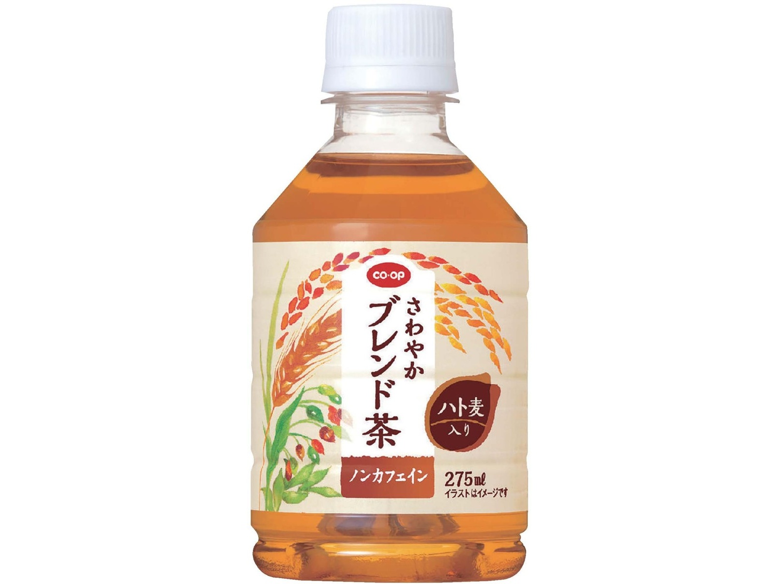 CO・OP ハト麦入りさわやかブレンド茶ノンカフェイン 1箱(275ml×24本入