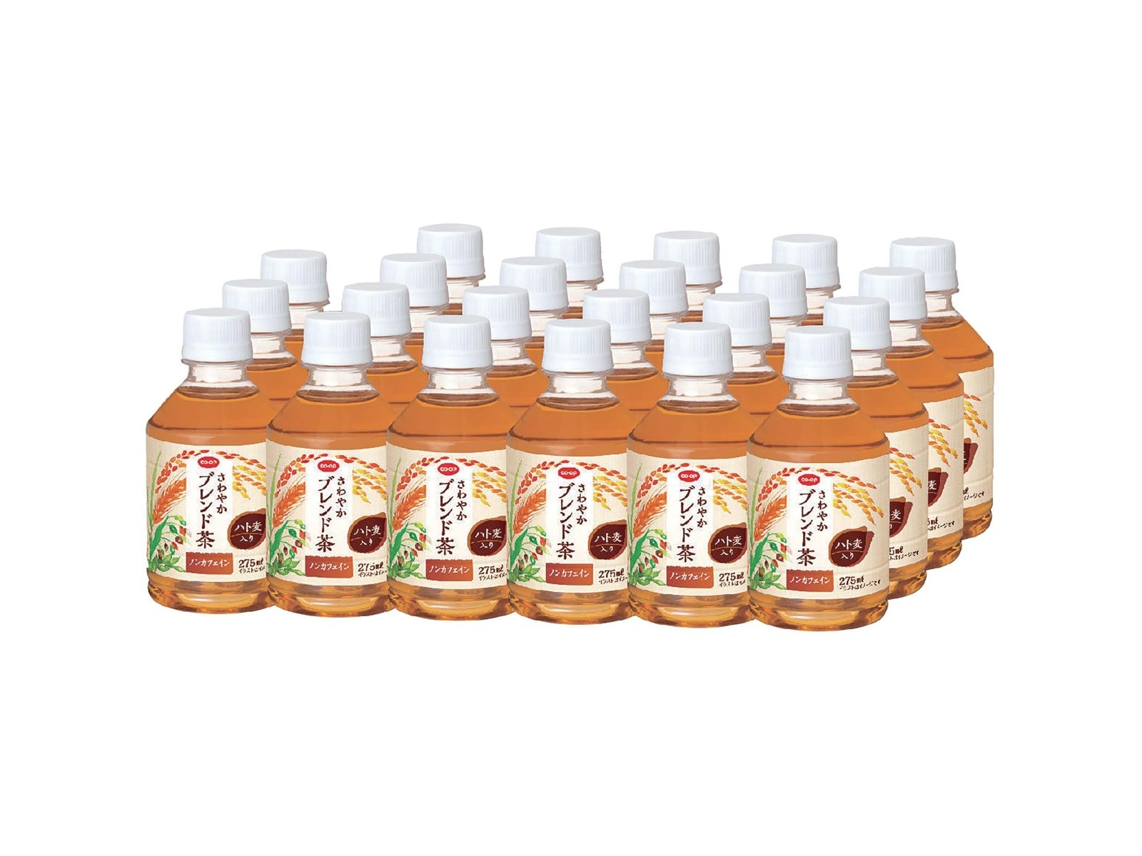 CO・OP ハト麦入りさわやかブレンド茶ノンカフェイン 1箱(275ml×24本入