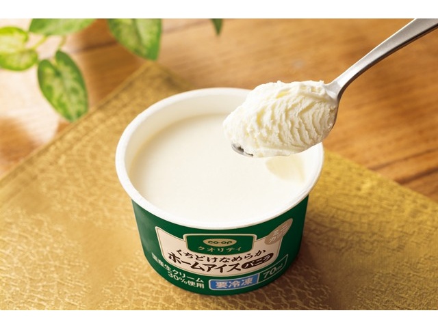 CO・OP くちどけなめらかホームアイス バニラ 70ml×3コ入| コープ
