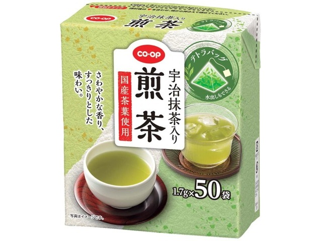 CO・OP 宇治抹茶入り煎茶テトラバッグ 1.7g×50袋入| コープ
