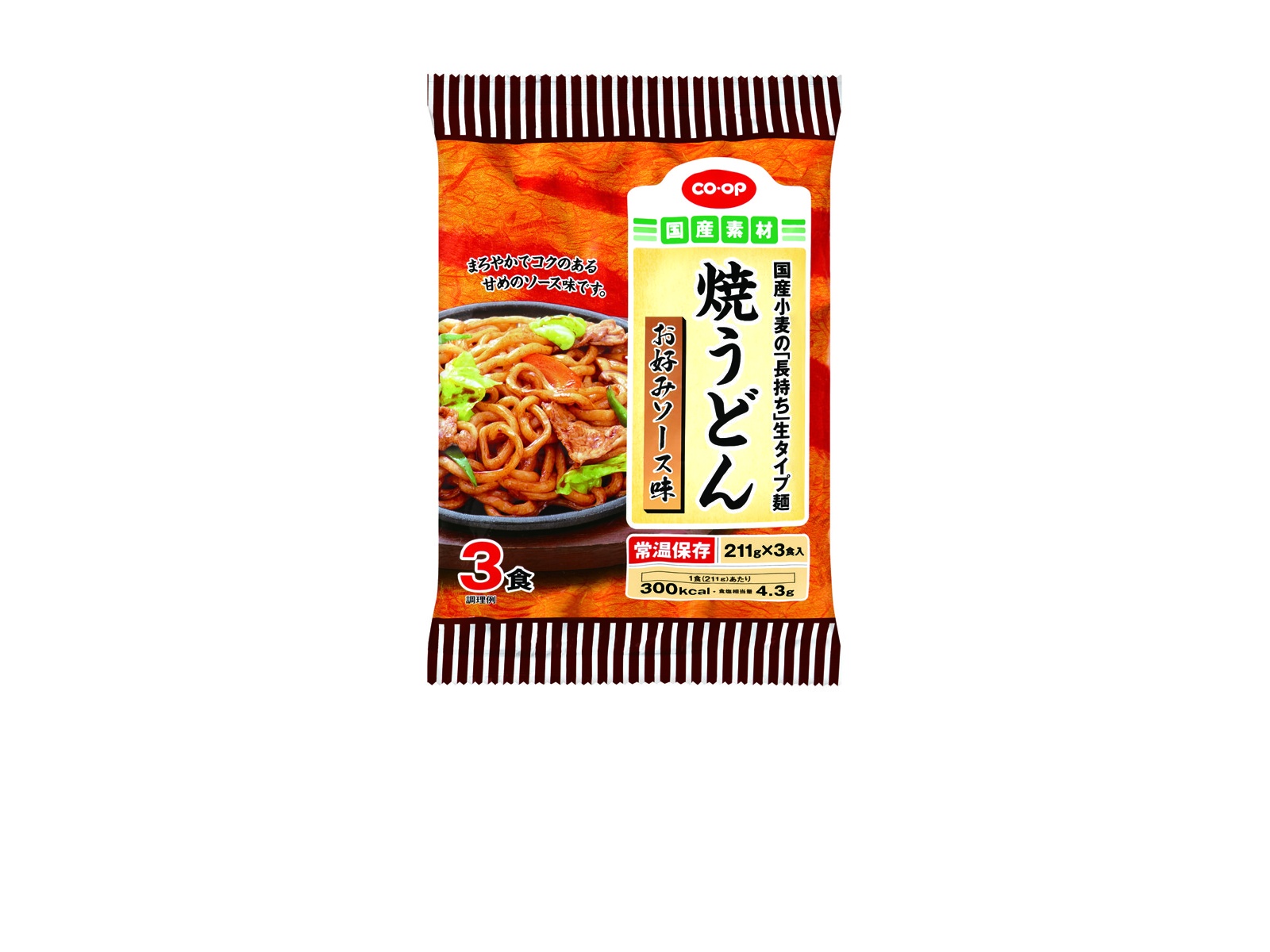 CO・OP 焼うどん お好みソース味 3食入| コープこうべネット