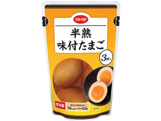 CO・OP 半熟味付たまご 3コ入| コープこうべネット