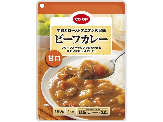 CO・OP ビーフカレー 甘口 180g| コープこうべネット