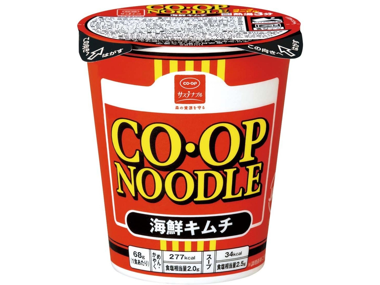 CO・OP コープヌードル海鮮キムチ 1食| コープこうべネット