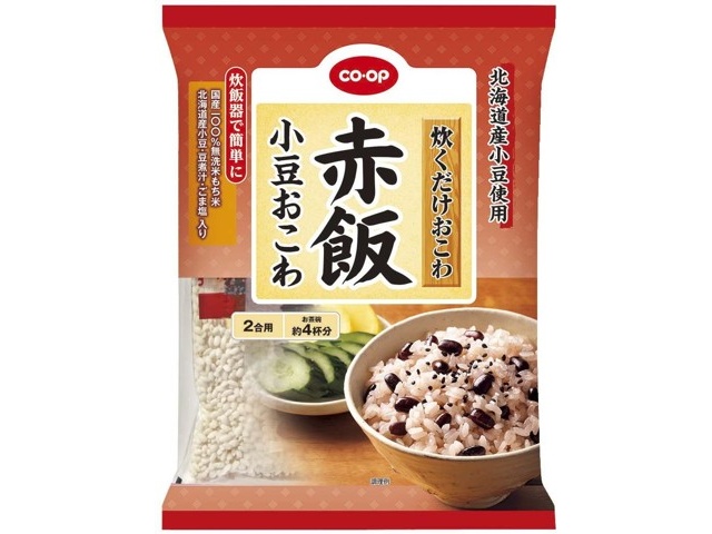 CO・OP 炊くだけ 赤飯小豆おこわ 2合用| コープこうべネット