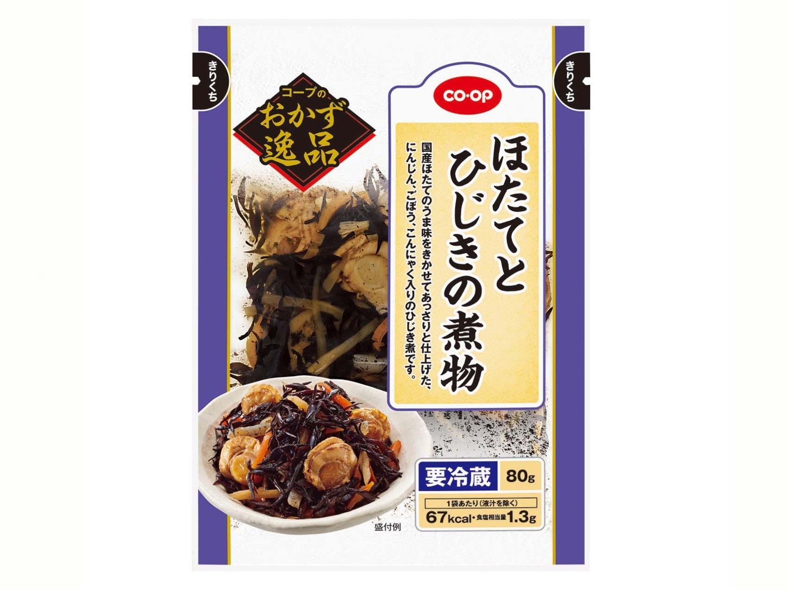 CO・OP ほたてとひじきの煮物 80g| コープこうべネット