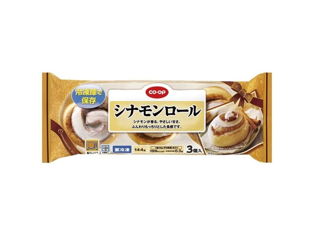 CO・OP シナモンロール 3コ入（144g） | コープこうべネット