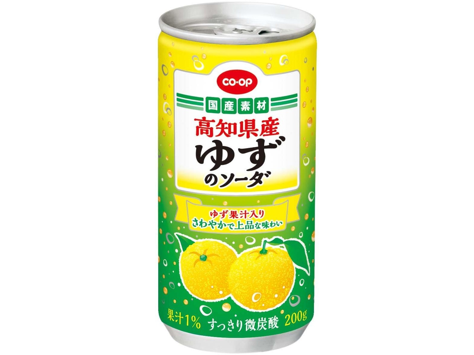 CO・OP 高知県産ゆずのソーダ 200g | コープこうべネット