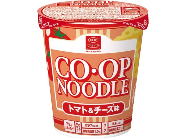 CO・OP コープヌードルトマト&チーズ味 1食| コープこうべネット CO・OP コープヌードルトマト&チーズ味 1食| コープこうべネット