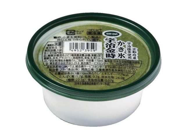 CO・OP かき氷練乳宇治金時 1袋（110ml×4コ入） | コープこうべネット