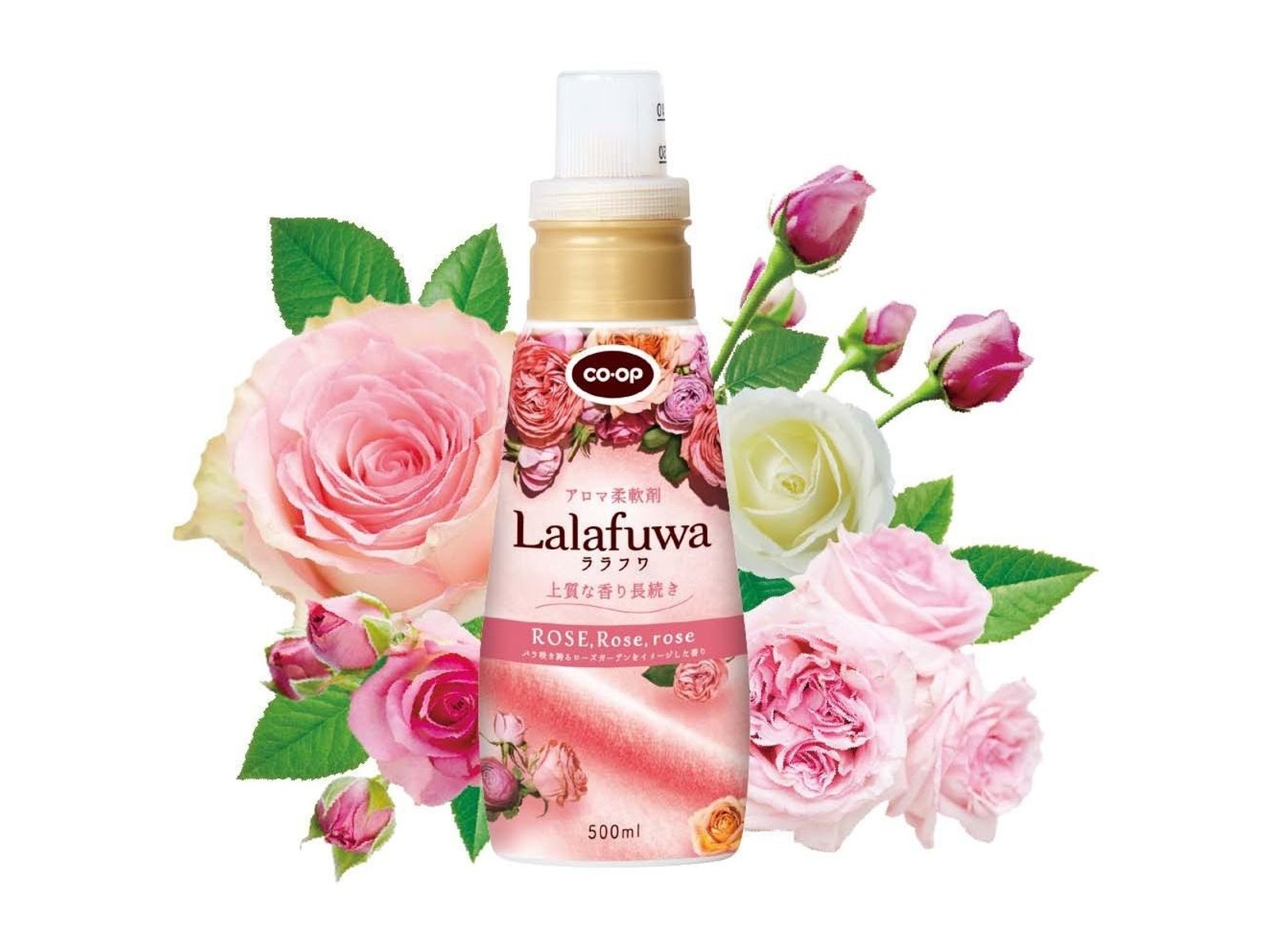 CO・OP アロマ柔軟剤Lalafuwa(ララフワ)ROSE，Rose