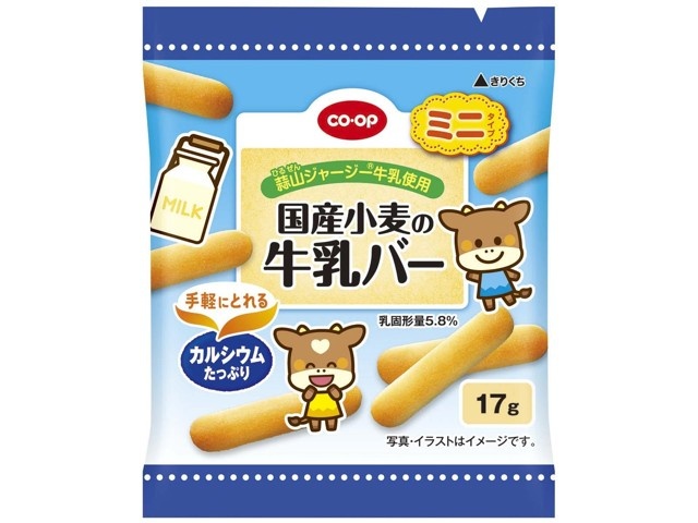 CO・OP 国産小麦の牛乳バー 17g×6袋入| コープこうべネット