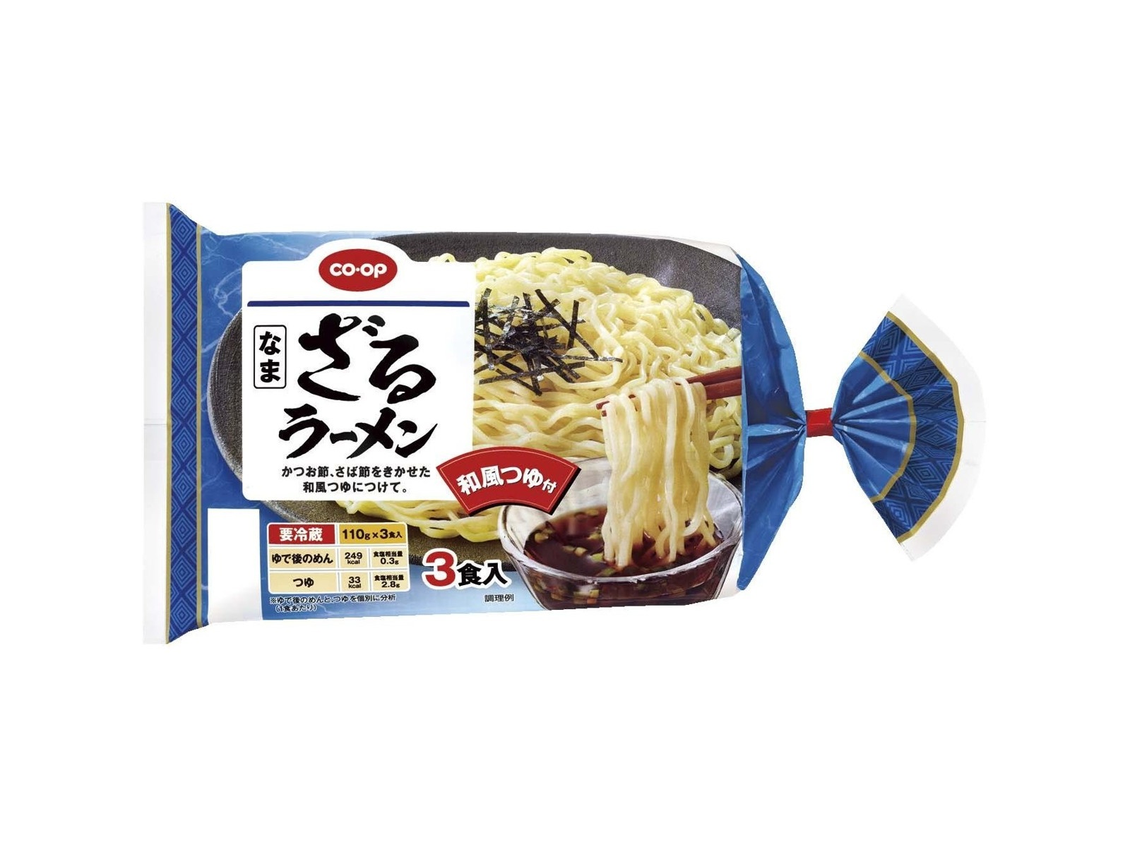 CO・OP ざるラーメン 和風つゆ付 3食入 | コープこうべネット