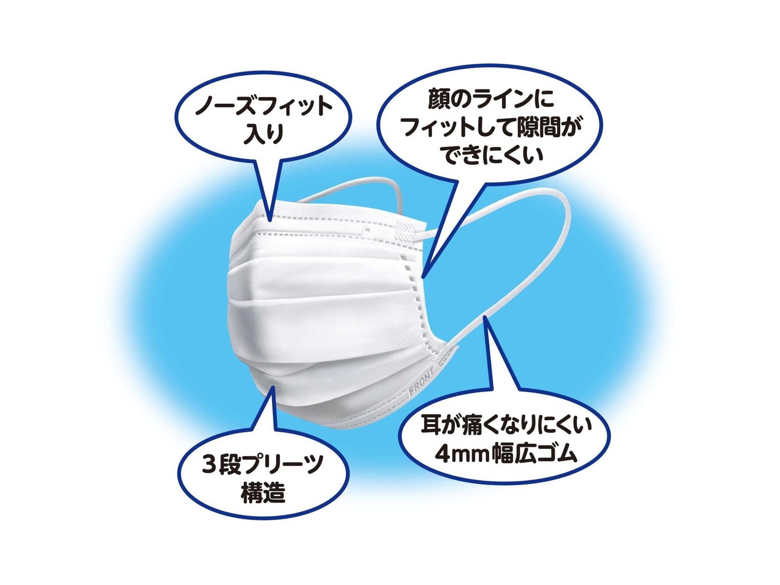 CO・OP 使いきりマスク ふつうサイズ 60枚入| コープこうべネット