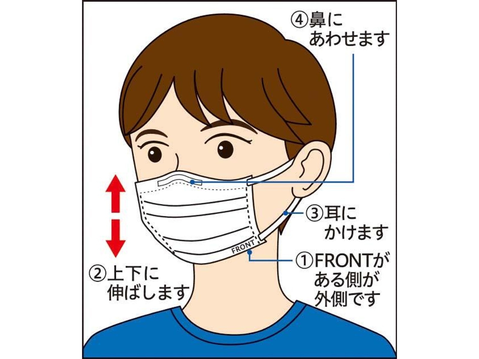 CO・OP 使いきりマスク ふつうサイズ 60枚入| コープこうべネット