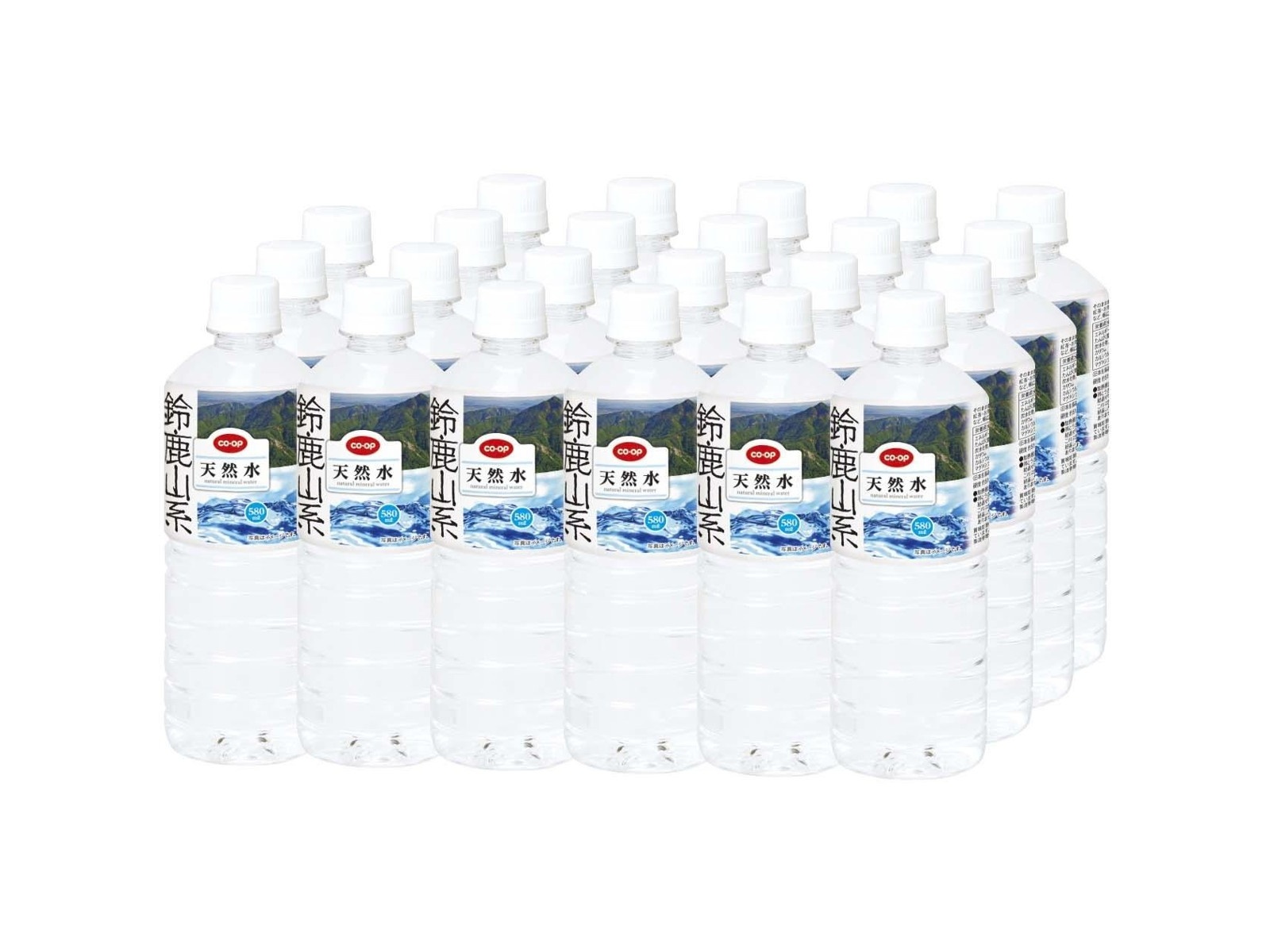 天然水 CO・OP 鈴鹿山系 天然水 1箱(580ml×24本入)| コープこうべネット