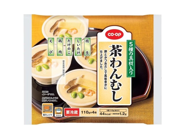 CO・OP 5種の具材入り 茶わんむし 440g（110g×4コ）| コープこうべネット