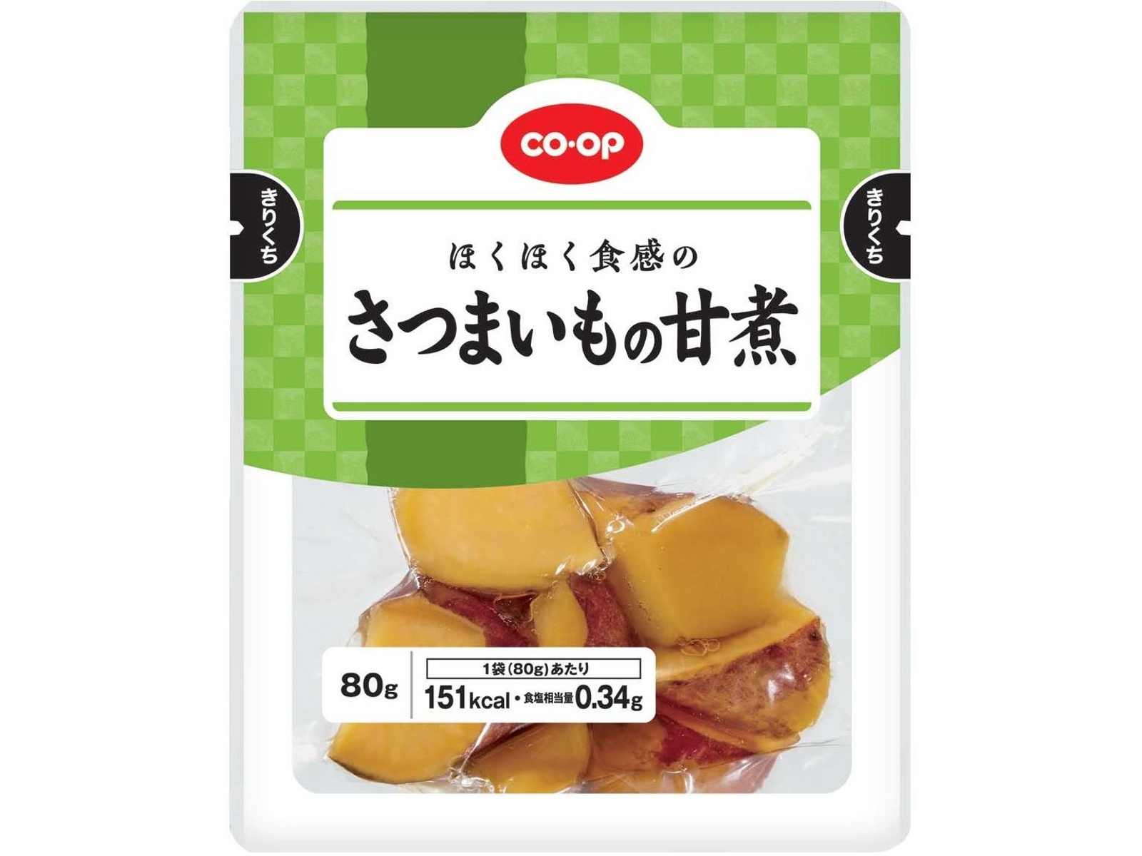 CO・OP さつまいもの甘煮 80g| コープこうべネット