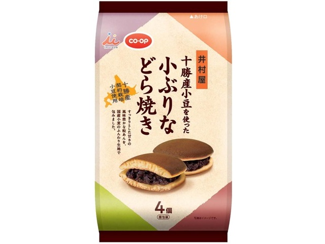 CO・OP ＆井村屋 十勝産小豆を使った小ぶりなどら焼き 4コ入