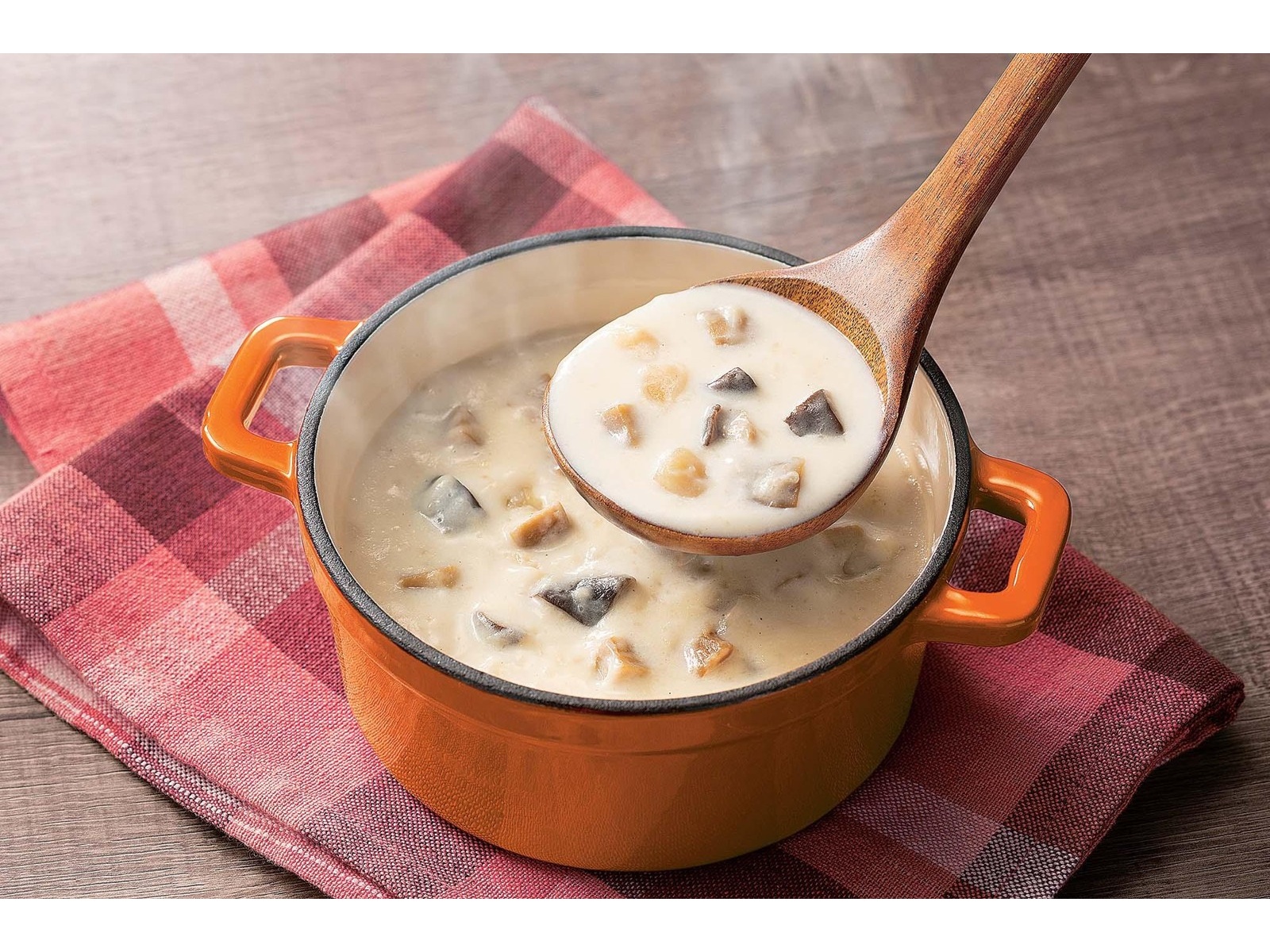 3種きのこのスープごはん✖️２ 3種きのこのスープごはん きのこの参鶏湯風スープごはん