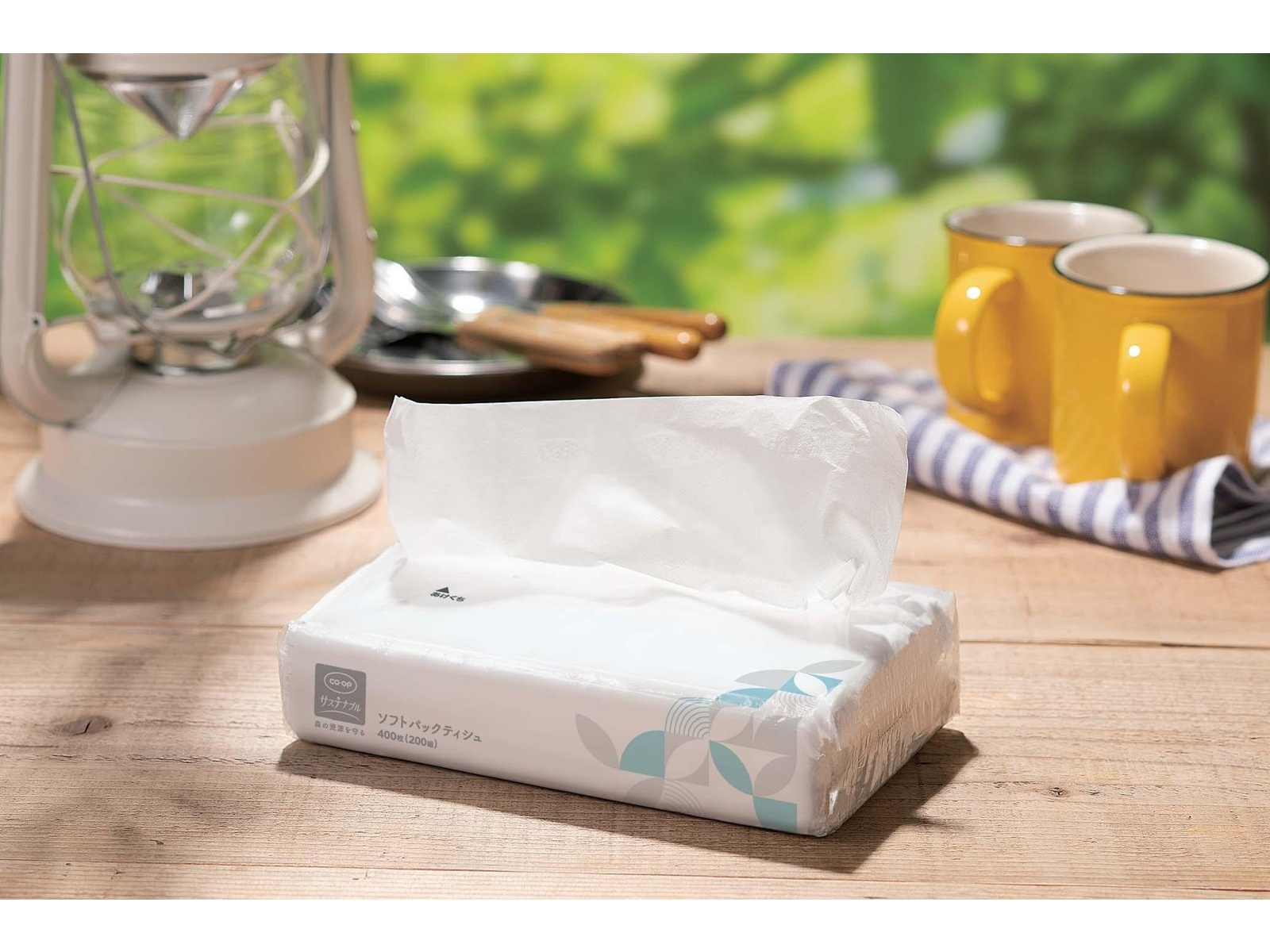 CO・OP ソフトパックティシュ （400枚・200組）×5コ組| コープこうべネット