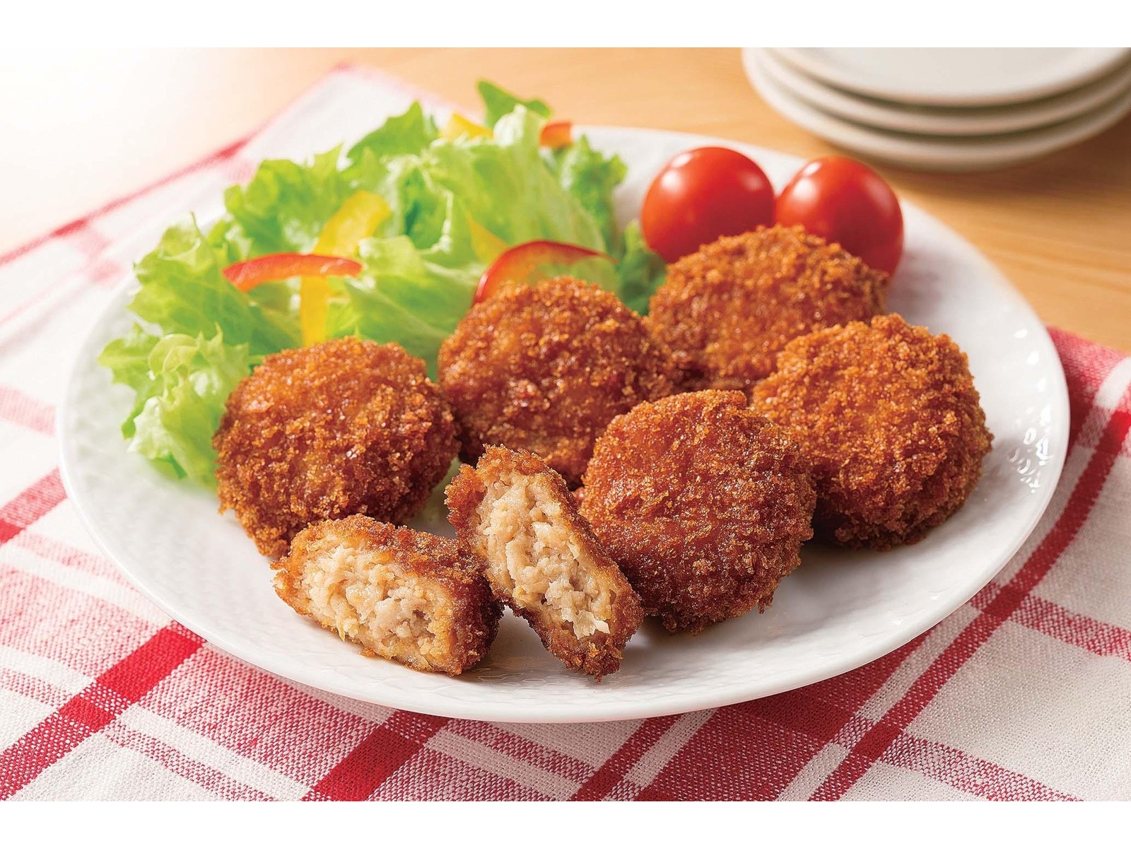 CO・OP 国産若鶏のメンチカツ(和風甘辛たれ) 6ｺ入(120g)| コープこうべ