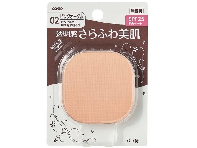 CO・OP UVパウダーファンデーション 詰替用 02 ピンクオークル 14g