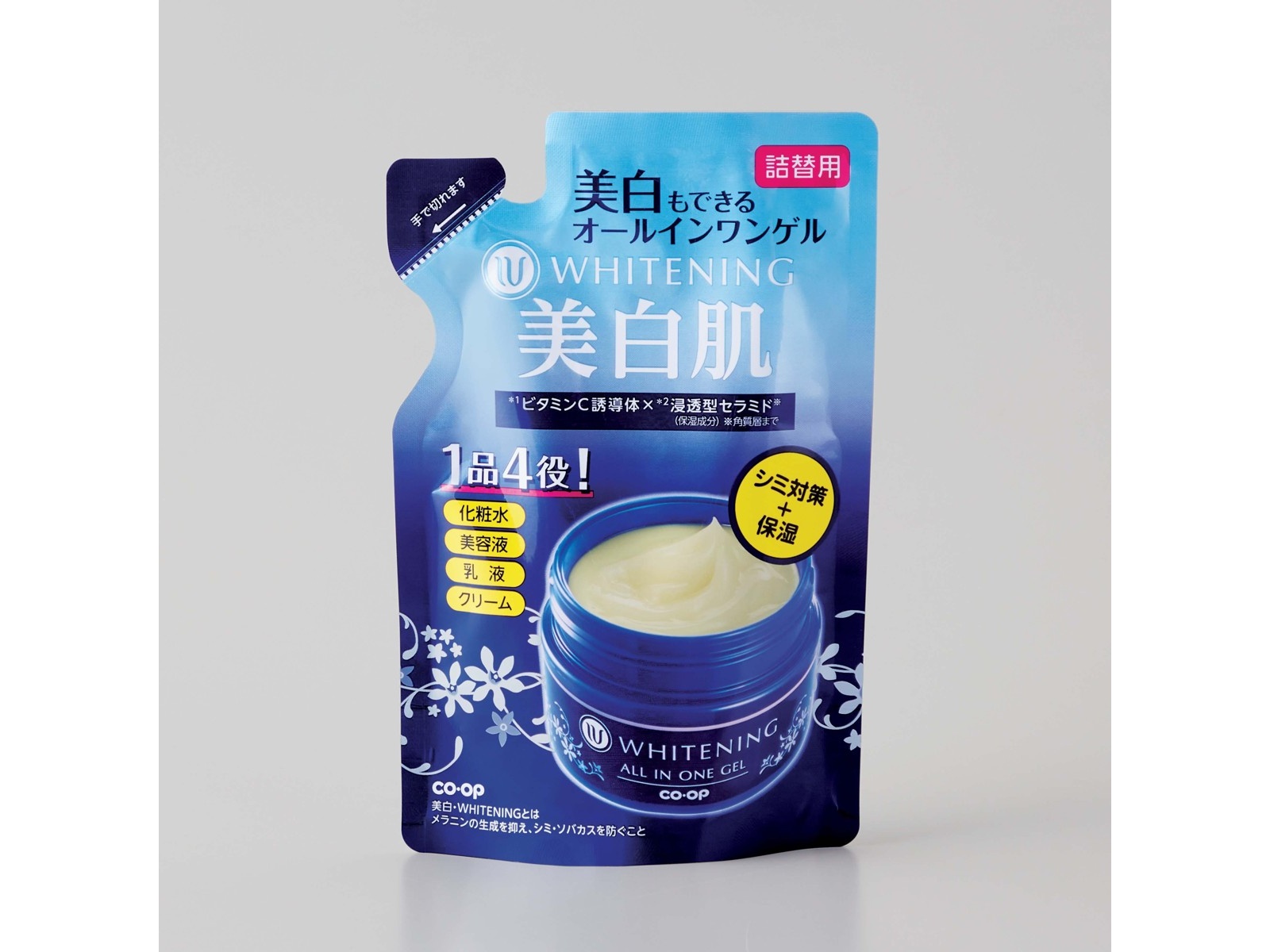 CO・OP 薬用ホワイトニング ゲル＋詰替用セット 100g+90g| コープ