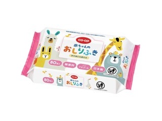 CO・OP 赤ちゃんのおしりふき 1箱（80枚入×12コ入）| コープ