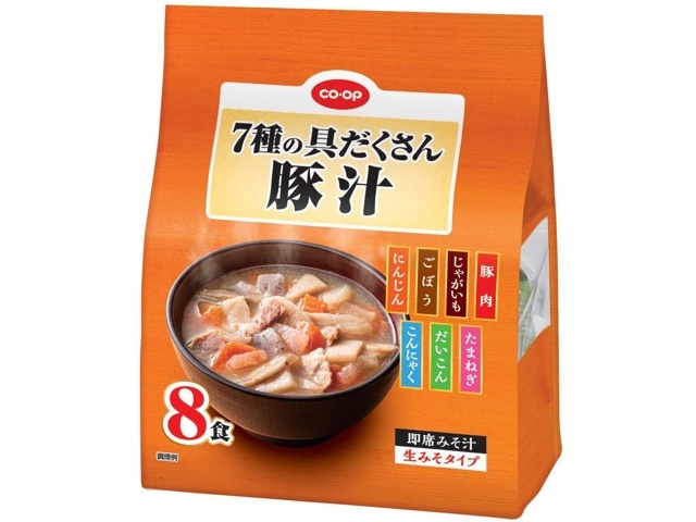 CO・OP 7種の具だくさん豚汁 8食入| コープこうべネット