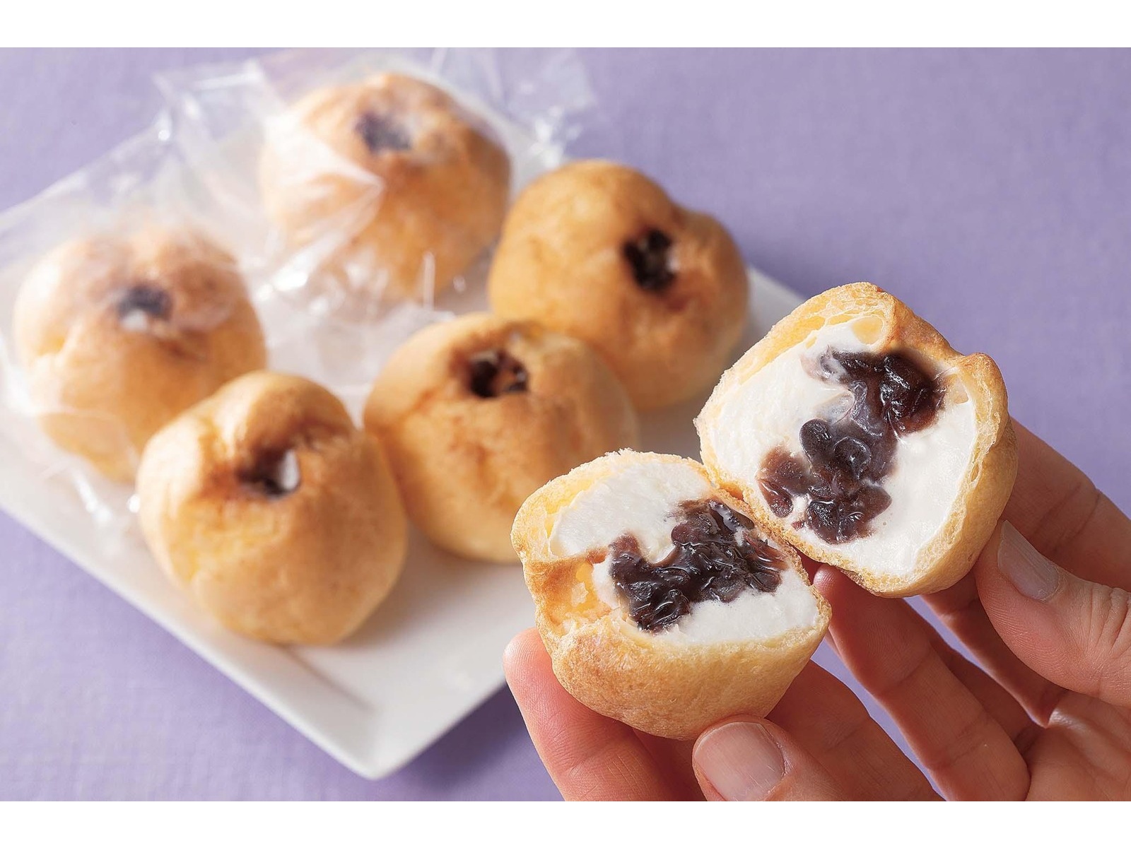 CO・OP 北海道小豆のあんこ入りシューアイス 1袋（35ml×6コ入