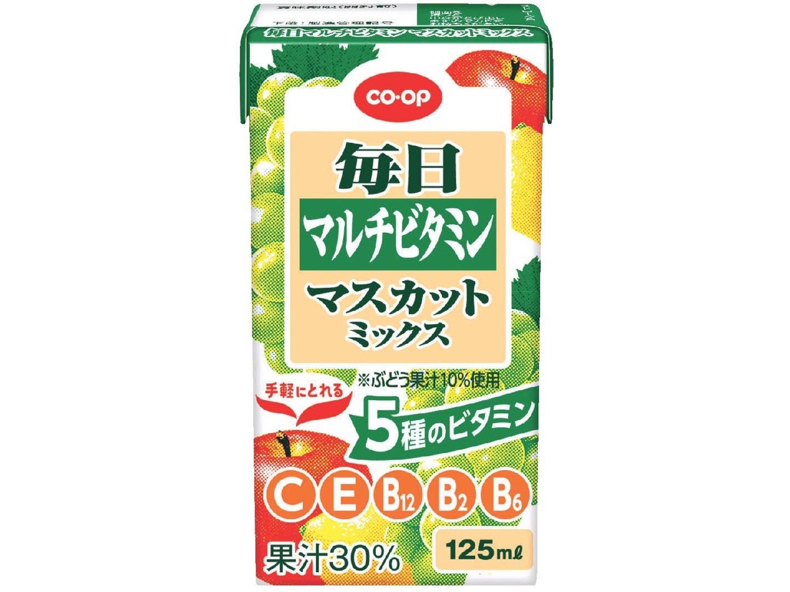 CO・OP 毎日マルチビタミン マスカットミックス 125ml| コープこうべネット