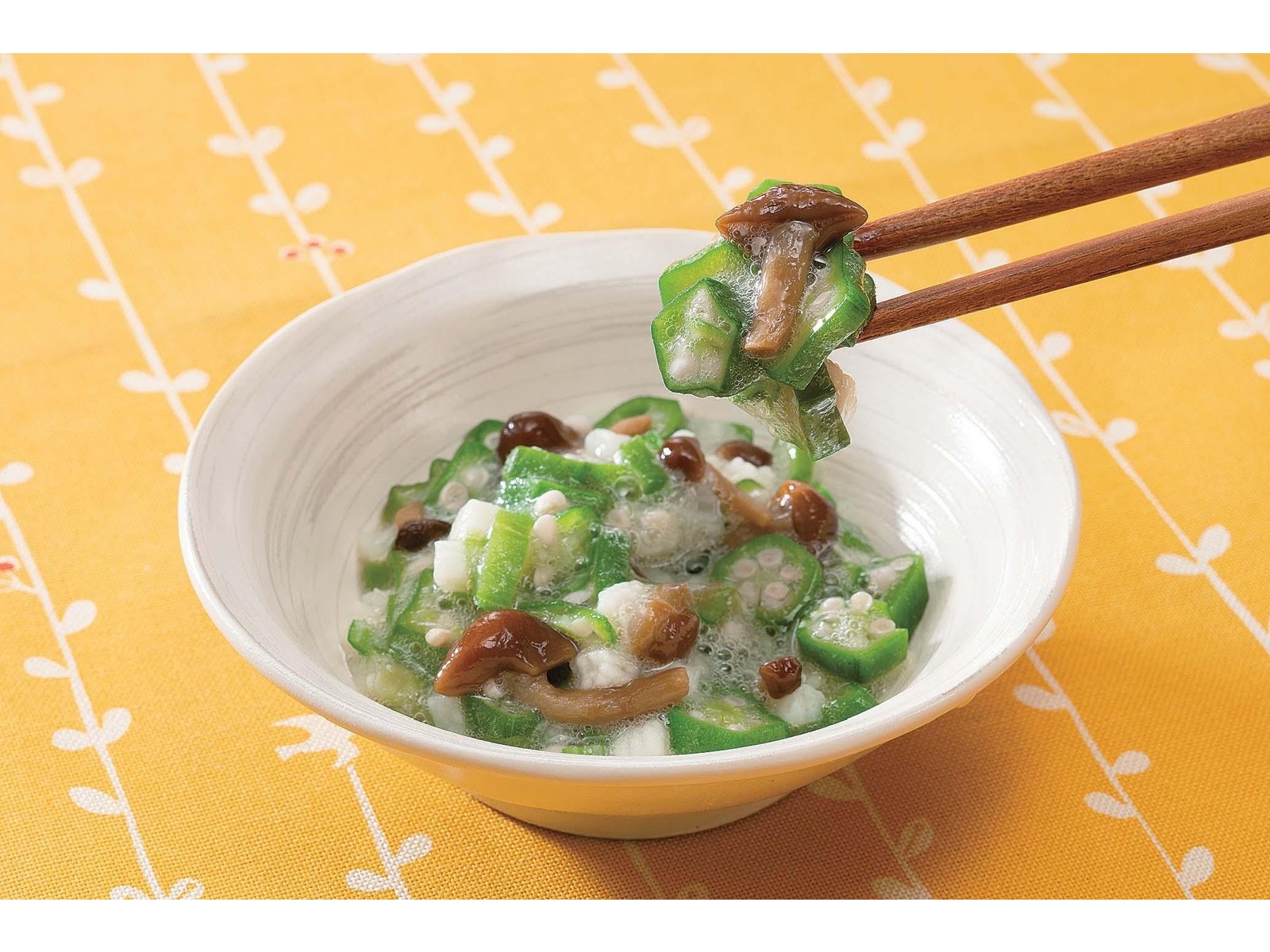 CO・OP おくらとなめこの長芋和え 40g×4袋入| コープこうべネット