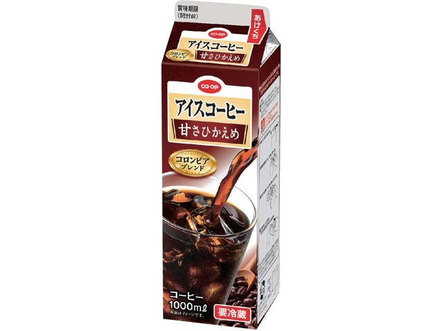 CO・OP アイスコーヒー甘さひかえめ 1000ml | コープこうべネット