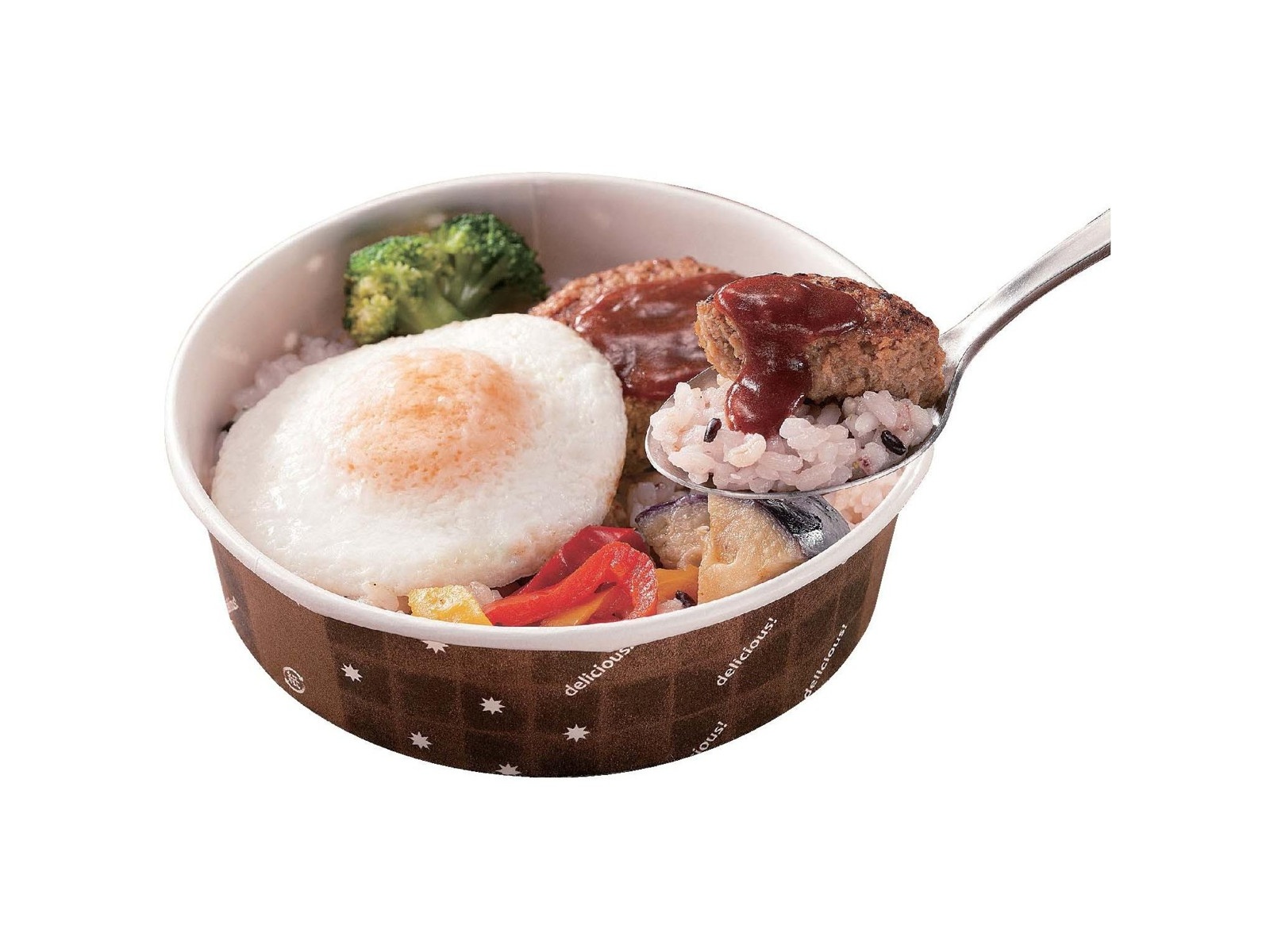 ごはん CO・OP 彩り野菜と五穀ごはんのロコモコ 1人前(300g) | コープこうべネット