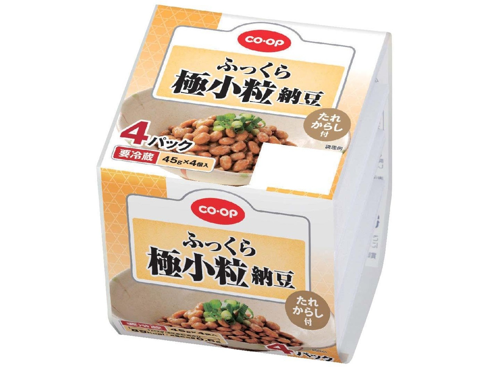 CO・OP ふっくら極小粒納豆 45g×4コ | コープこうべネット