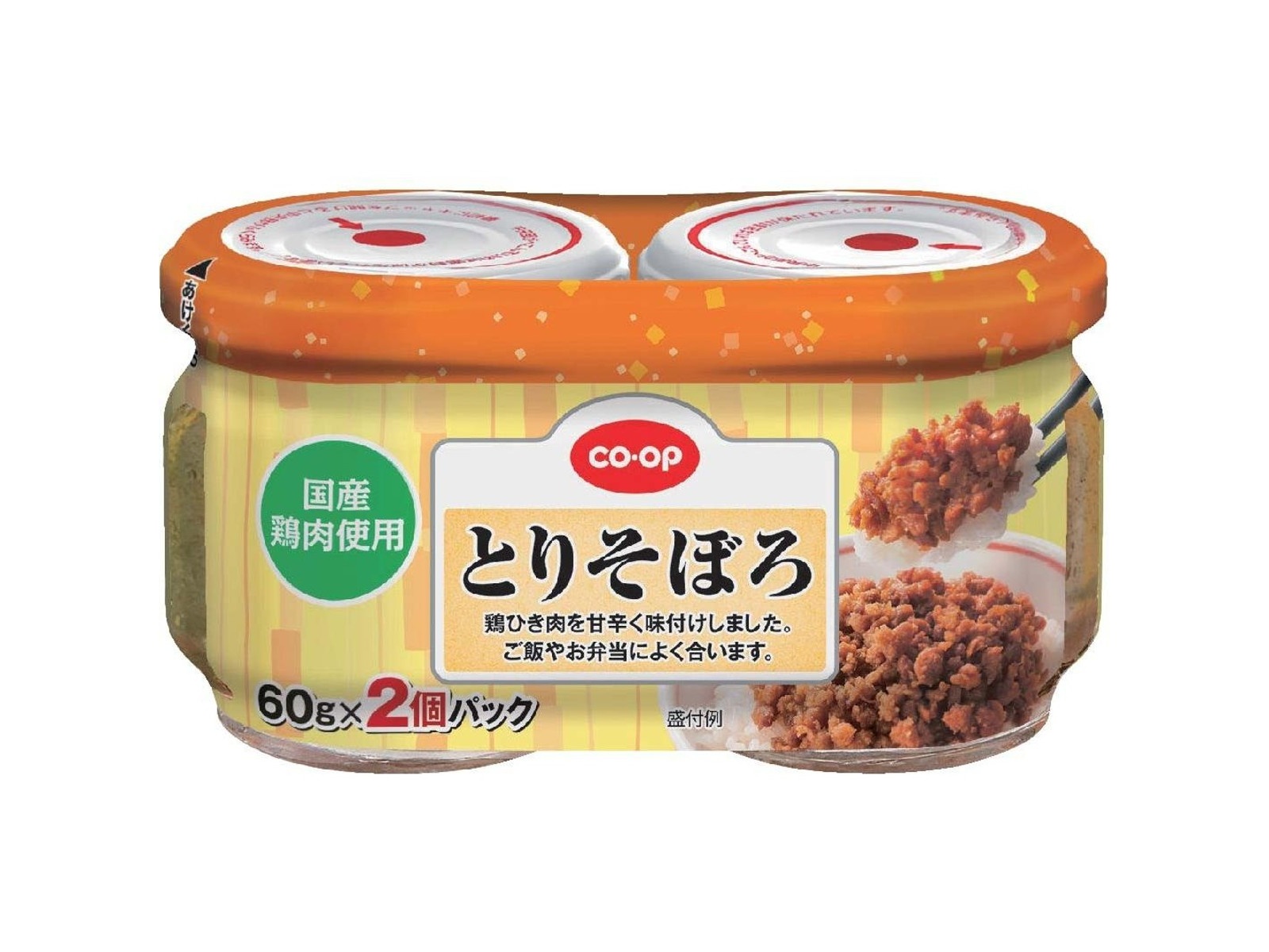 CO・OP とりそぼろ国産鶏肉使用 60g×2ｺ組 | コープこうべネット