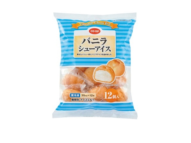 CO・OP バニラシューアイス 1袋（35ml×12コ入）| コープこうべネット