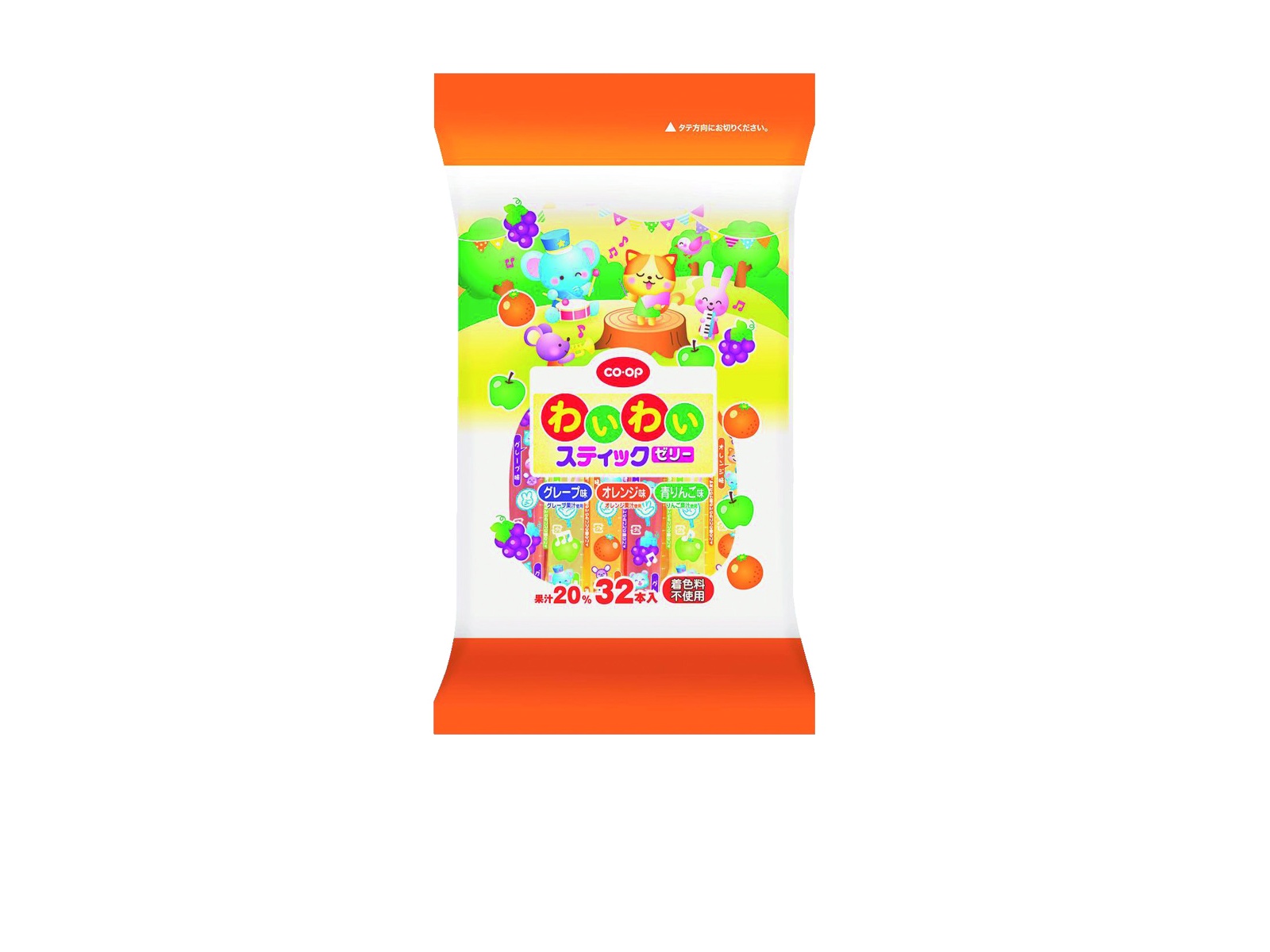 CO・OP わいわいスティックゼリー 32本入| コープこうべネット