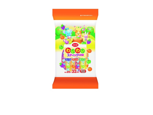 CO・OP わいわいスティックゼリー 32本入| コープこうべネット