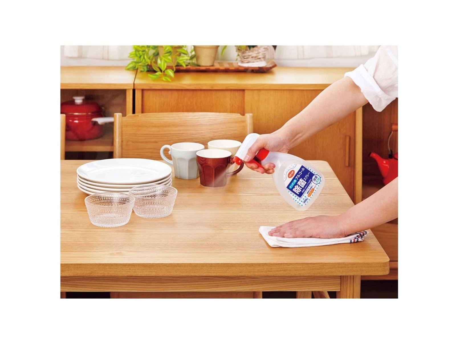 CO・OP キッチン用アルコール除菌スプレー つけかえ用 400ml×2コ組