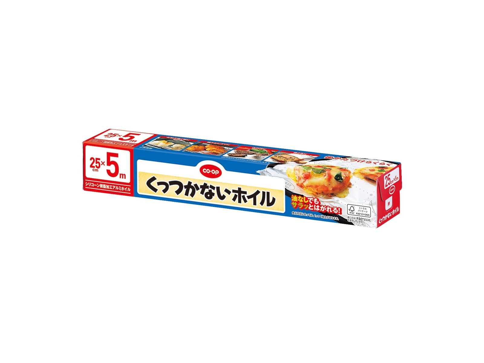 CO・OP くっつかないホイル 25cm×5m| コープこうべネット CO・OP くっつかないホイル 25cm×5m| コープこうべネット