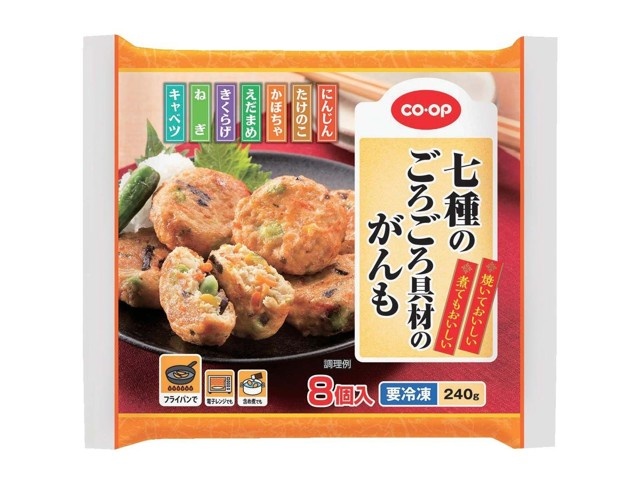 CO・OP 七種のごろごろ具材のがんも 8コ入（240g）| コープこうべネット