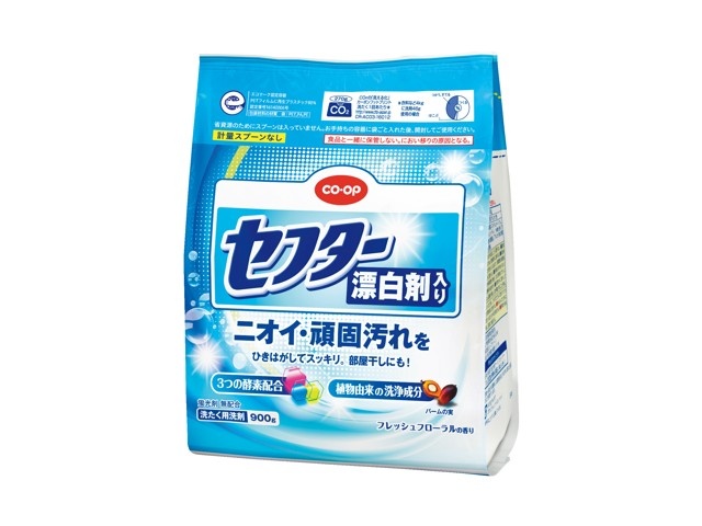 CO・OP セフター漂白剤入り 簡易パック 900g≪袋入≫×8コ組| コープ 