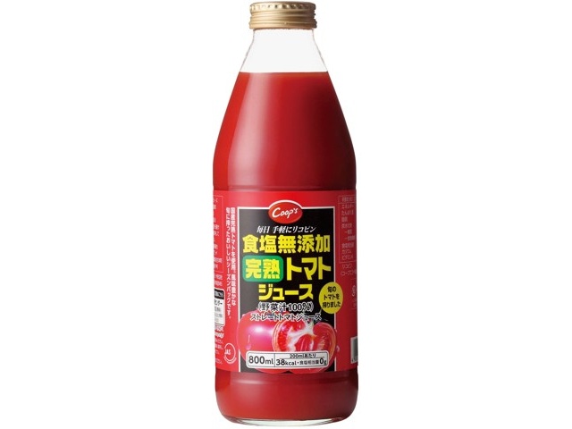 コープこうべ 食塩無添加完熟トマトジュース 800ml| コープ