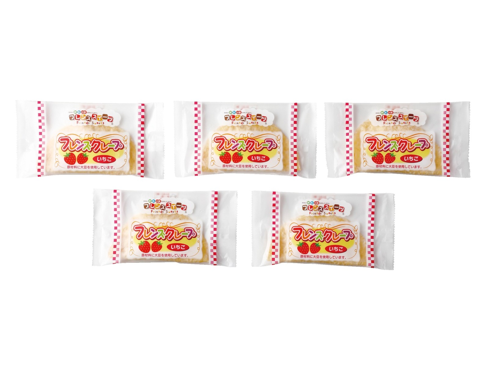 日東ベスト フレンズクレープ（いちご） 35g×5コ入| コープ
